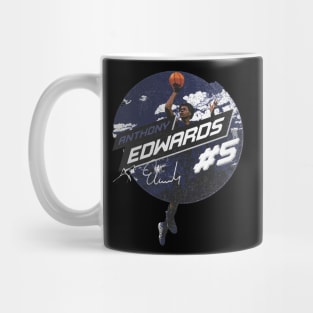 Anthony Edwards Minnesota City Emblem Mug